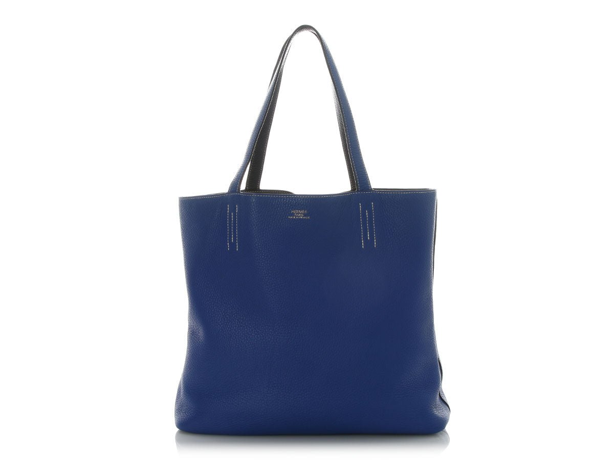 Hermes Hermès Bleu Électrique and Graphite Clémence Double Sens 36