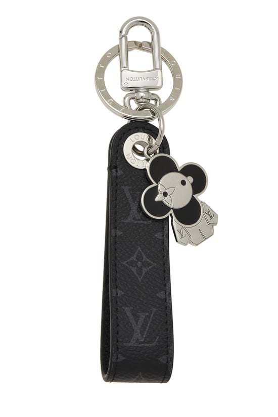 Louis Vuitton Monogram Eclipse Vivienne Dragonne Key Holder