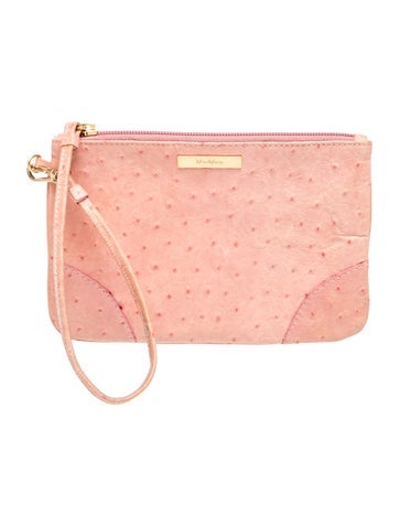 Embossed Leather Clutch