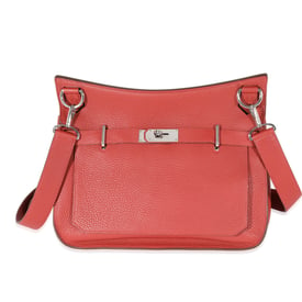 Hermes Hermès Rouge Duchesse Clémence Jypsiere 34 PHW