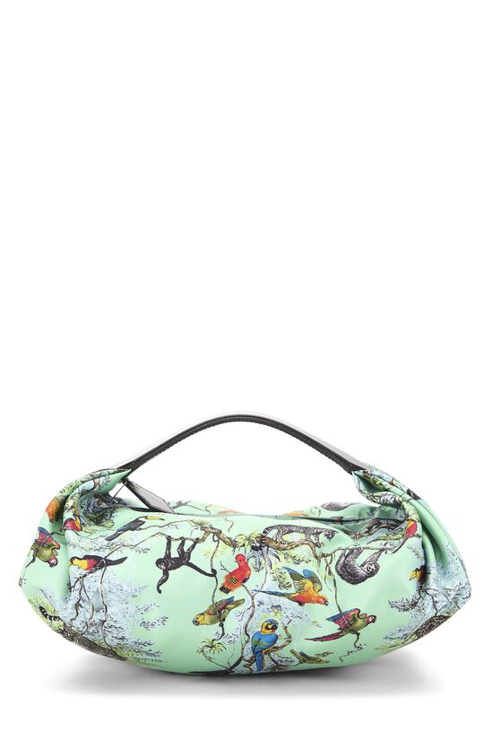 Hermès Green Silk Balusoie Bag