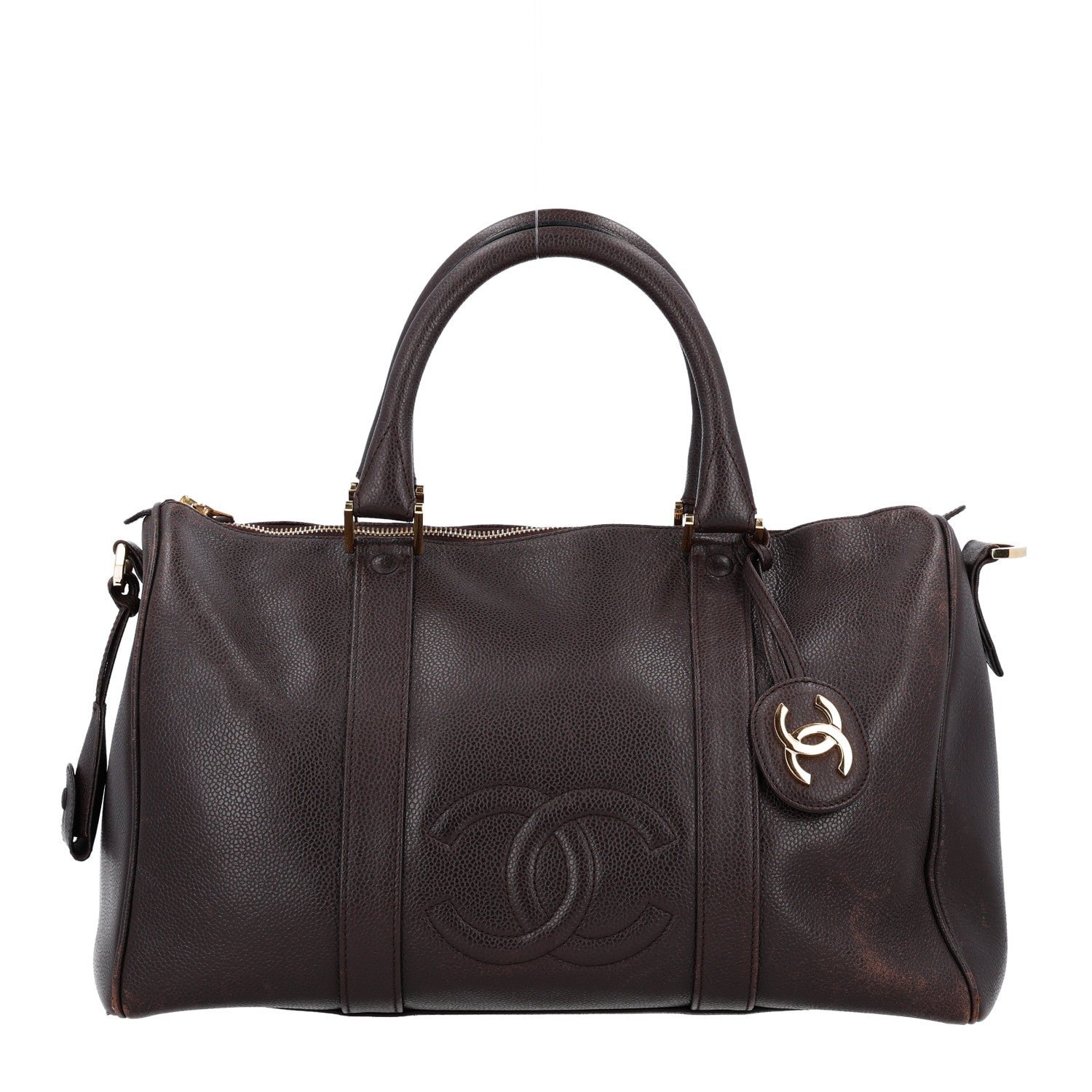 Chanel Caviar Timeless CC Duffel Bag Brown