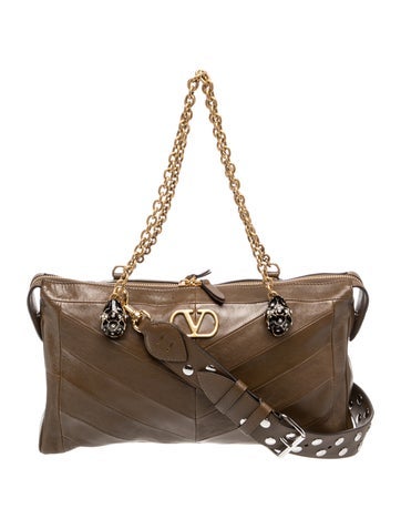 Leather Garavani Panthea Bag Medium
