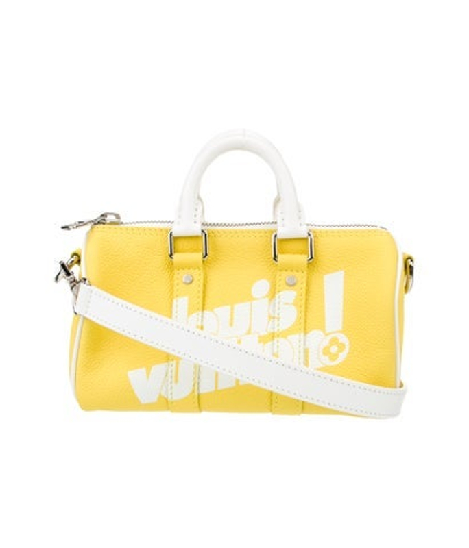 Louis Vuitton Vuitton Leather Keepall Bandouliere Xs