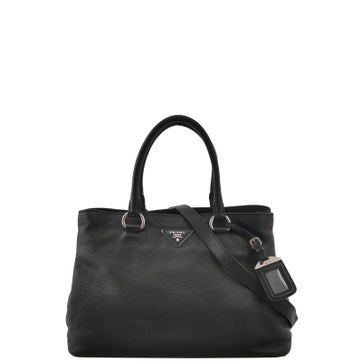 Vitello Leather Tote Medium