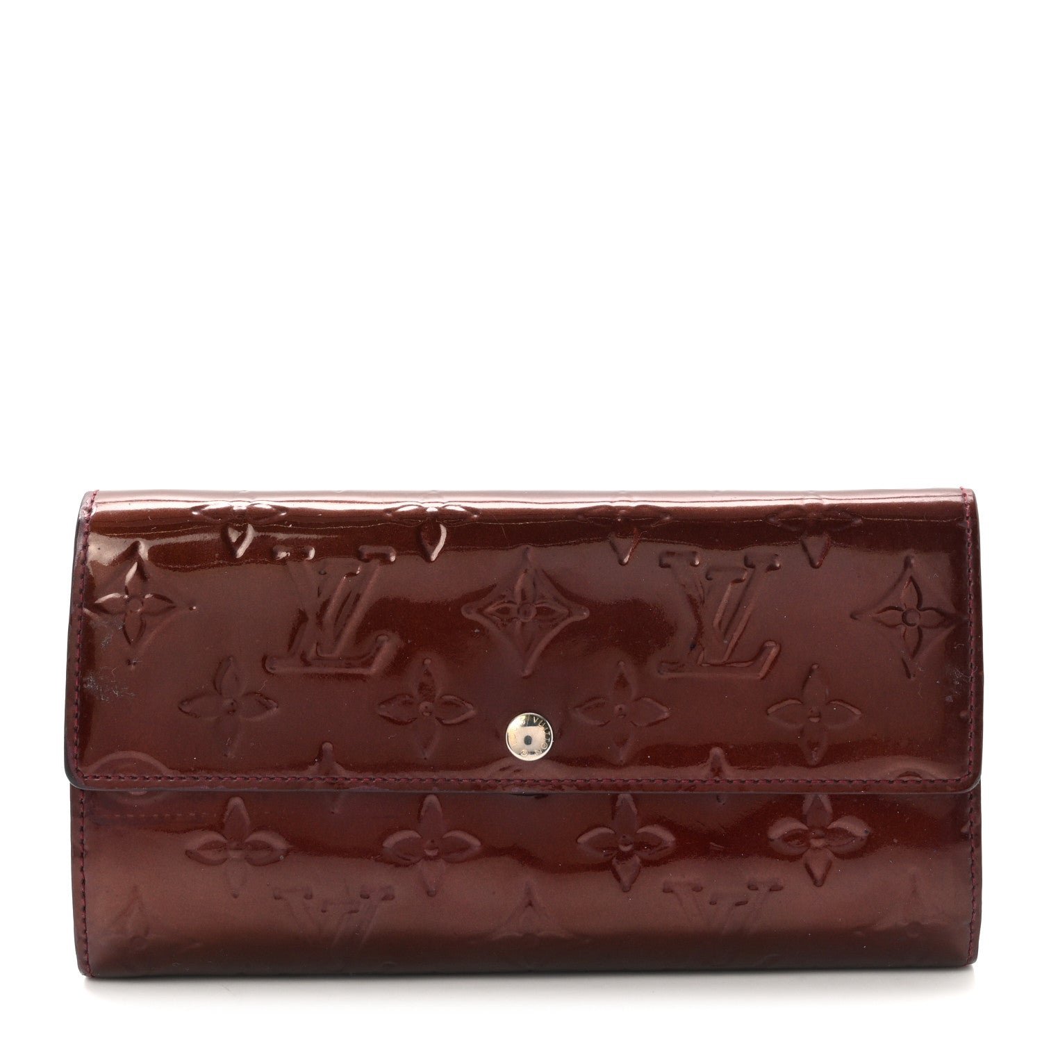 Louis Vuitton Vernis Sarah Wallet Rouge Fauviste