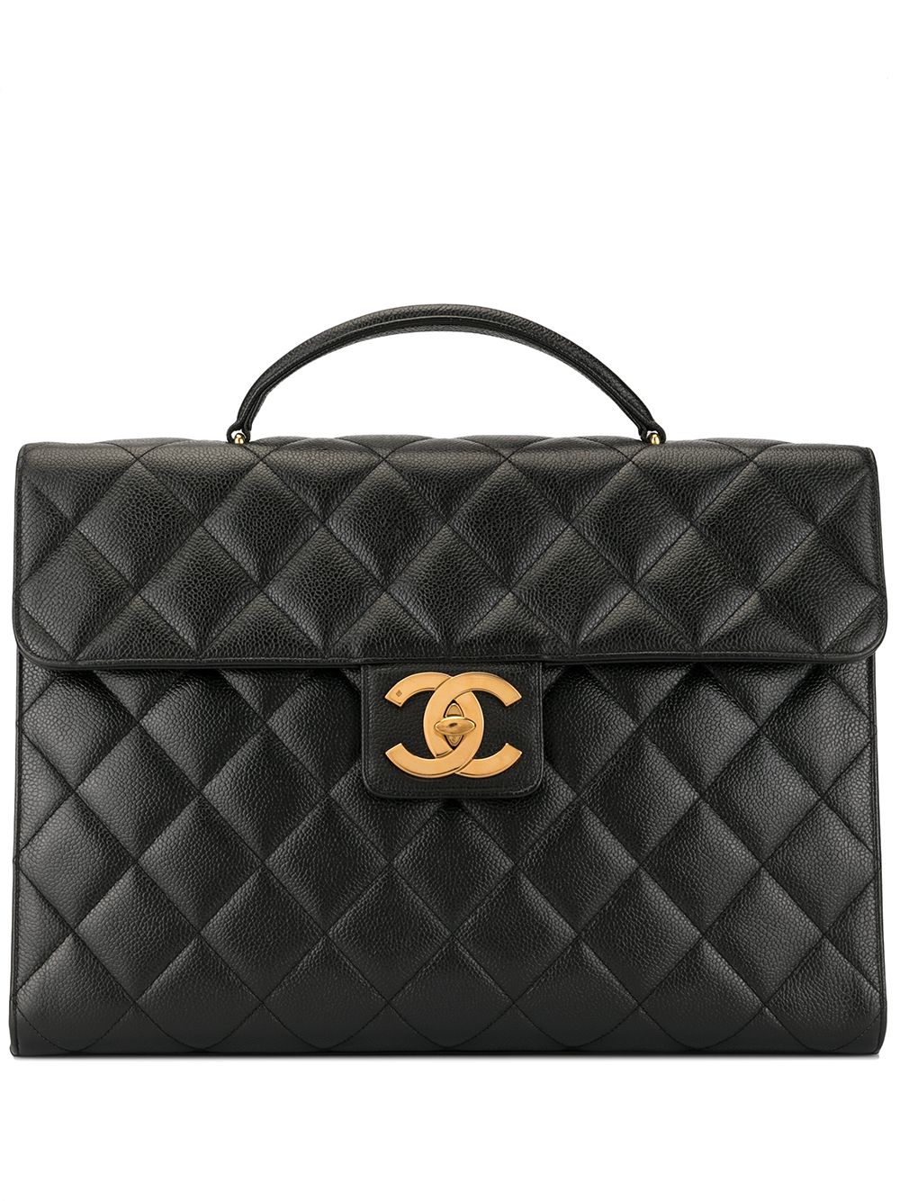 1995 quilted CC briefcase