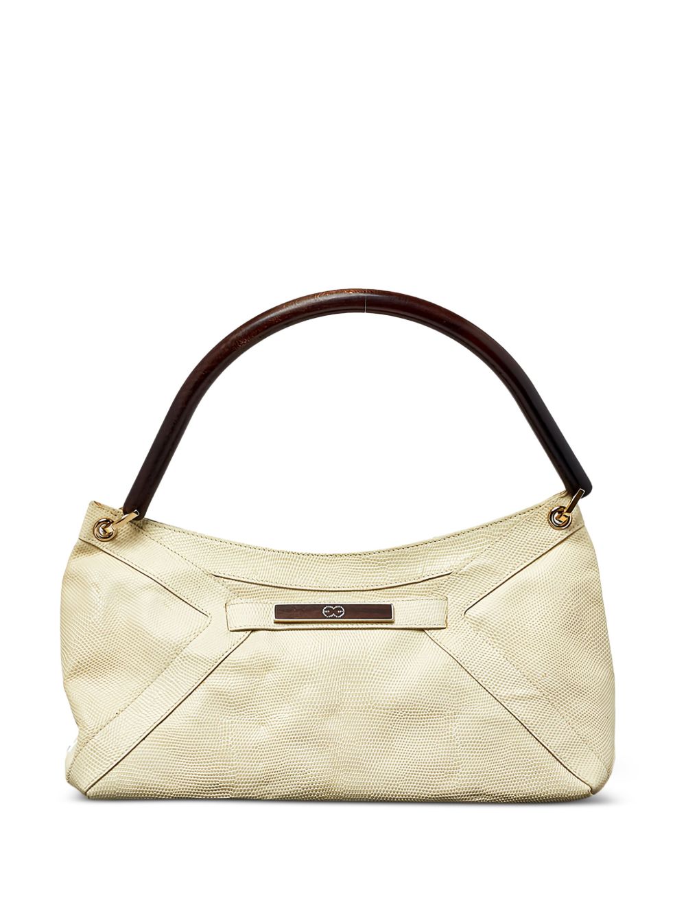 1990s lizard-embossed leather bag