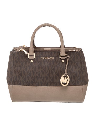 Michael Kors Monogram Top Handle Bag