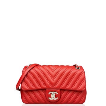 Patent Leather Single Flap Medium