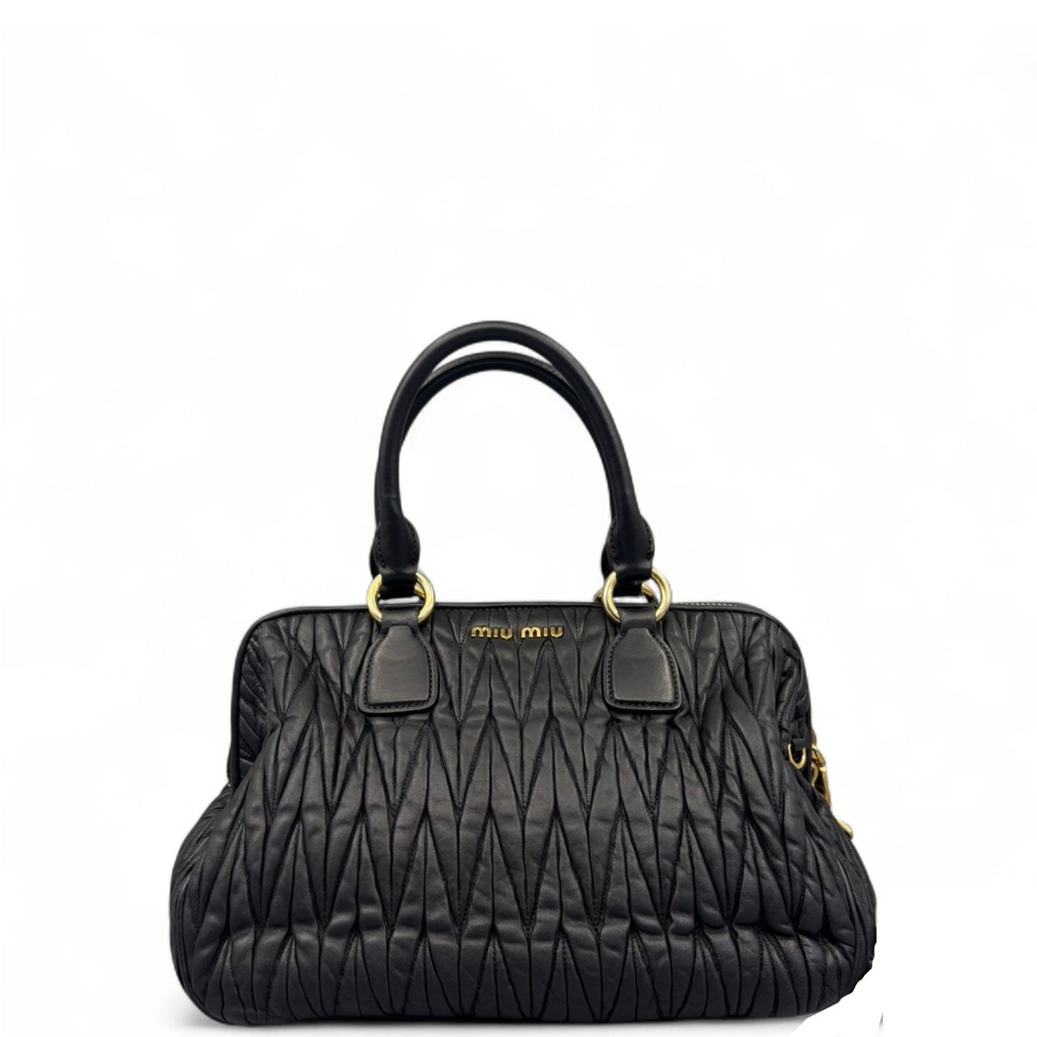 Miu Miu Lambskin Shoulder Bag