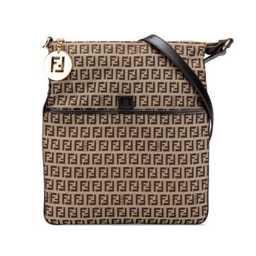 Calf Leather Zucchino Canvas Crossbody