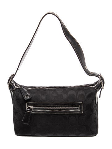 Coach Signature Signature Jacquard Small Shoulder Bag Small