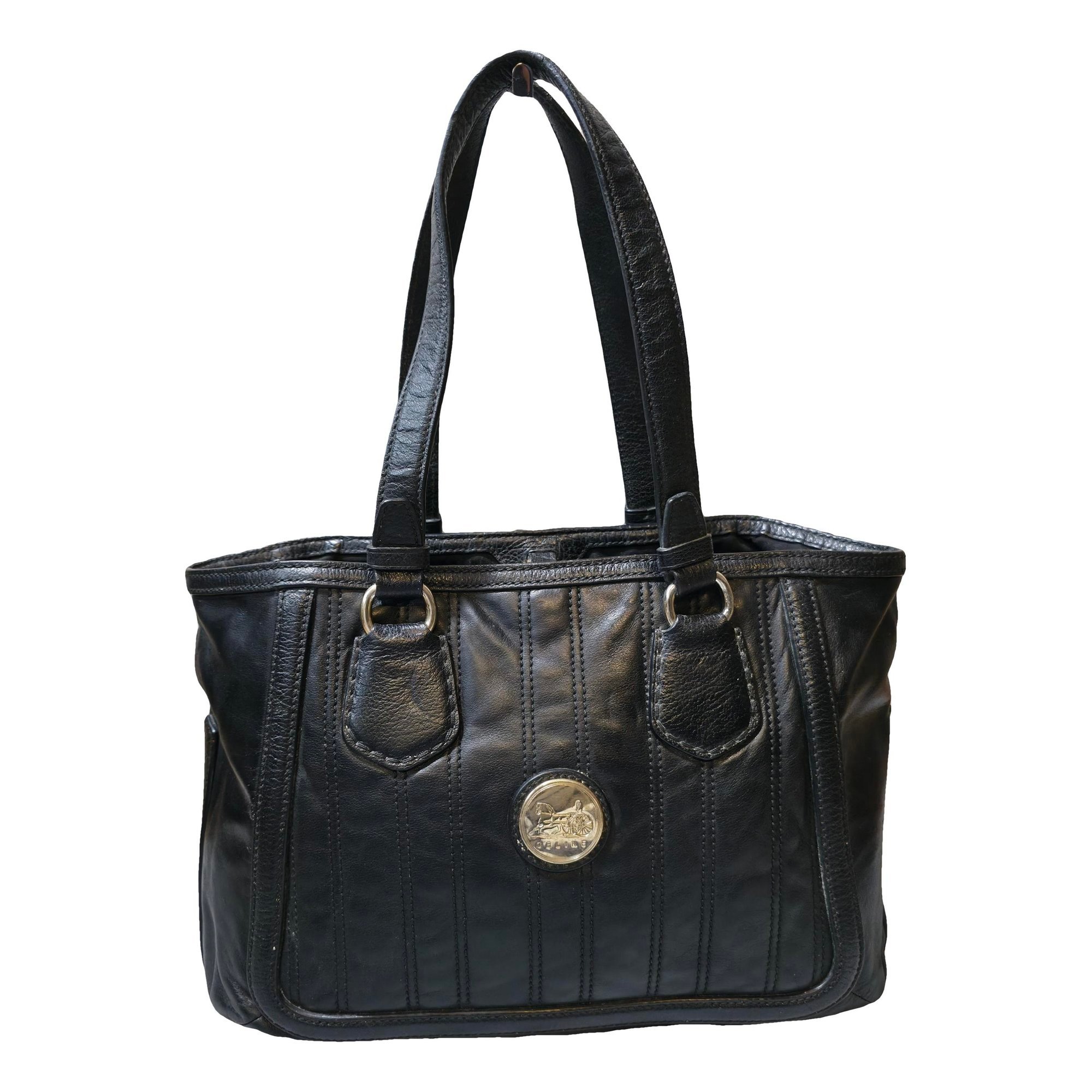 Leather tote