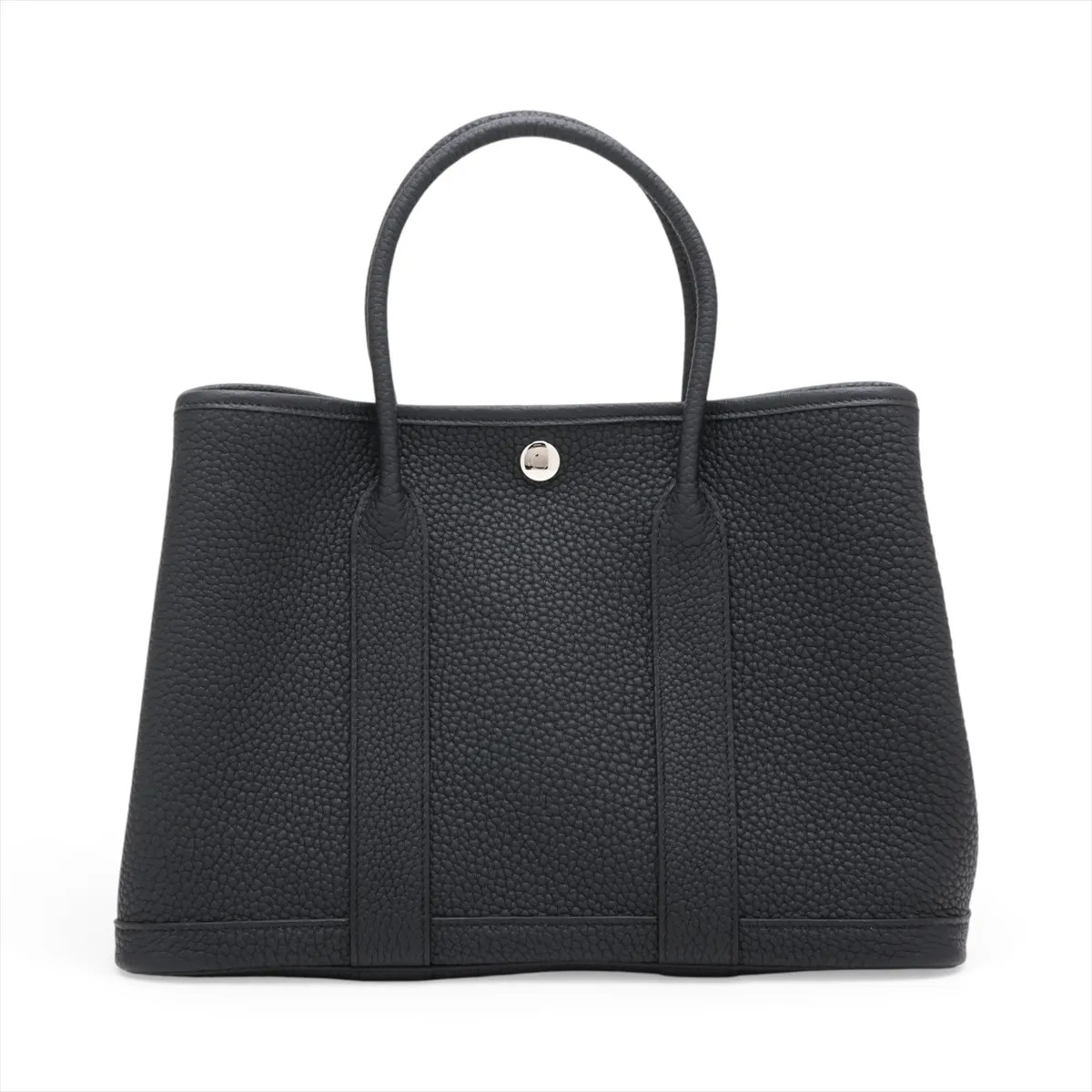 Hermès Garden Party 30 TPM Negonda Black Silver Metal Fittings