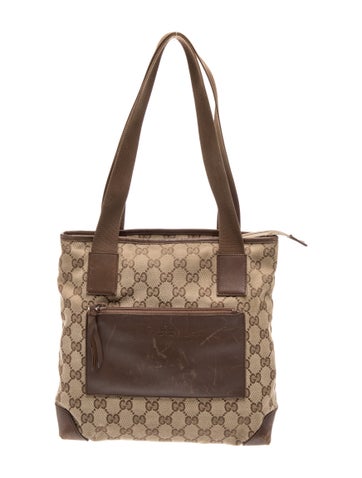 GG Canvas Shoulder Bag Vintage