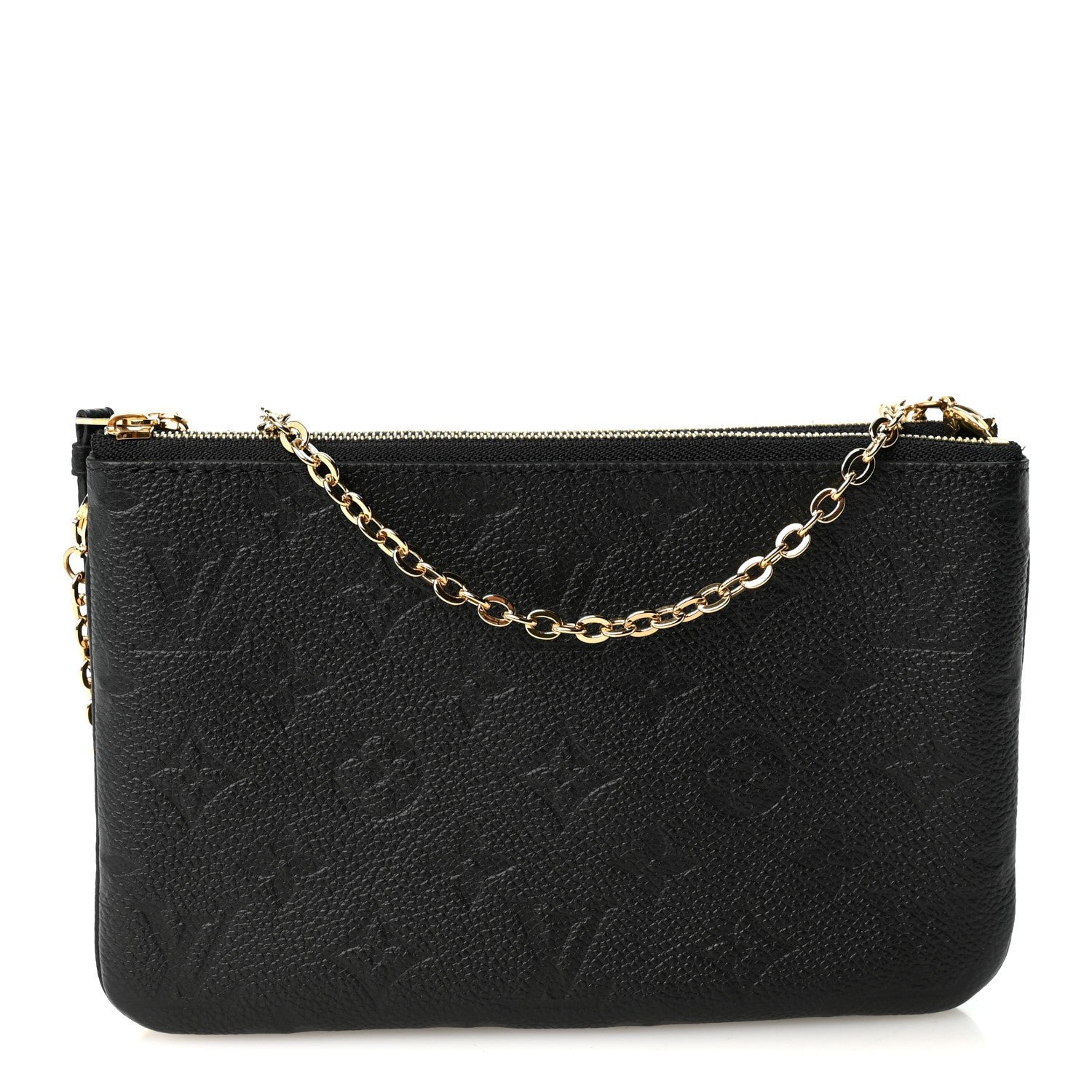 Louis Vuitton Empreinte Double Zip Pochette Black