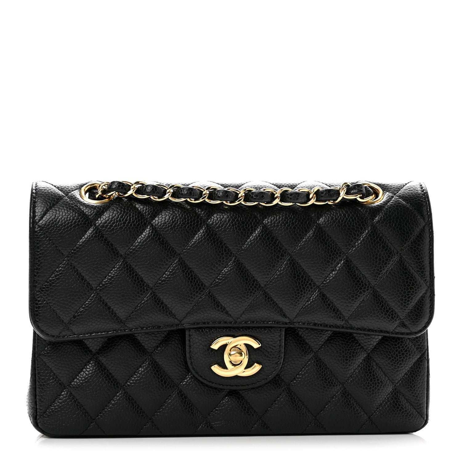 Chanel Caviar Quilted Small Double Flap Black