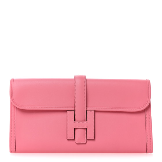Hermes Swift Jige Elan 29 Clutch Rose Azalee