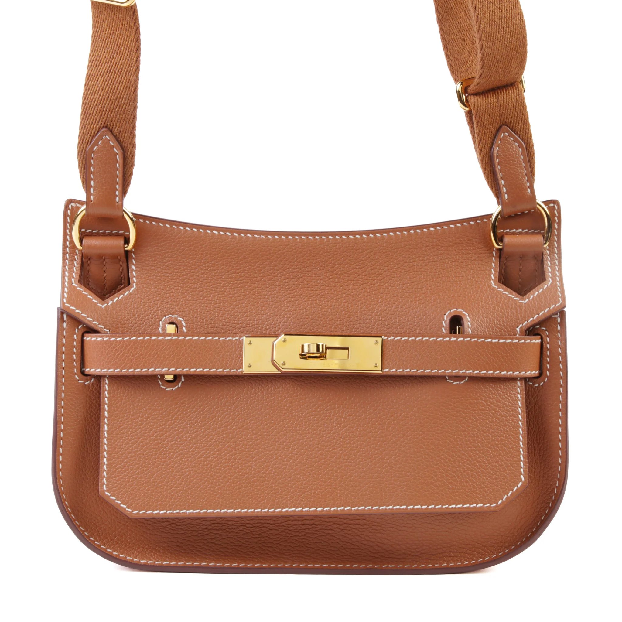 Very Good ( Rank A) HERMÈS Jypsiere Mini Gold (37) Evercolor Gold hardware B (2023)