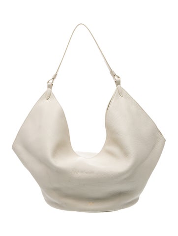 Leather Lotus Tote bag Medium