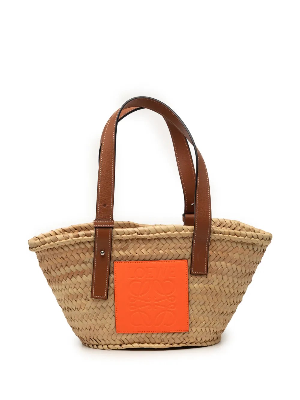 2020 Small Raffia Basket tote bag