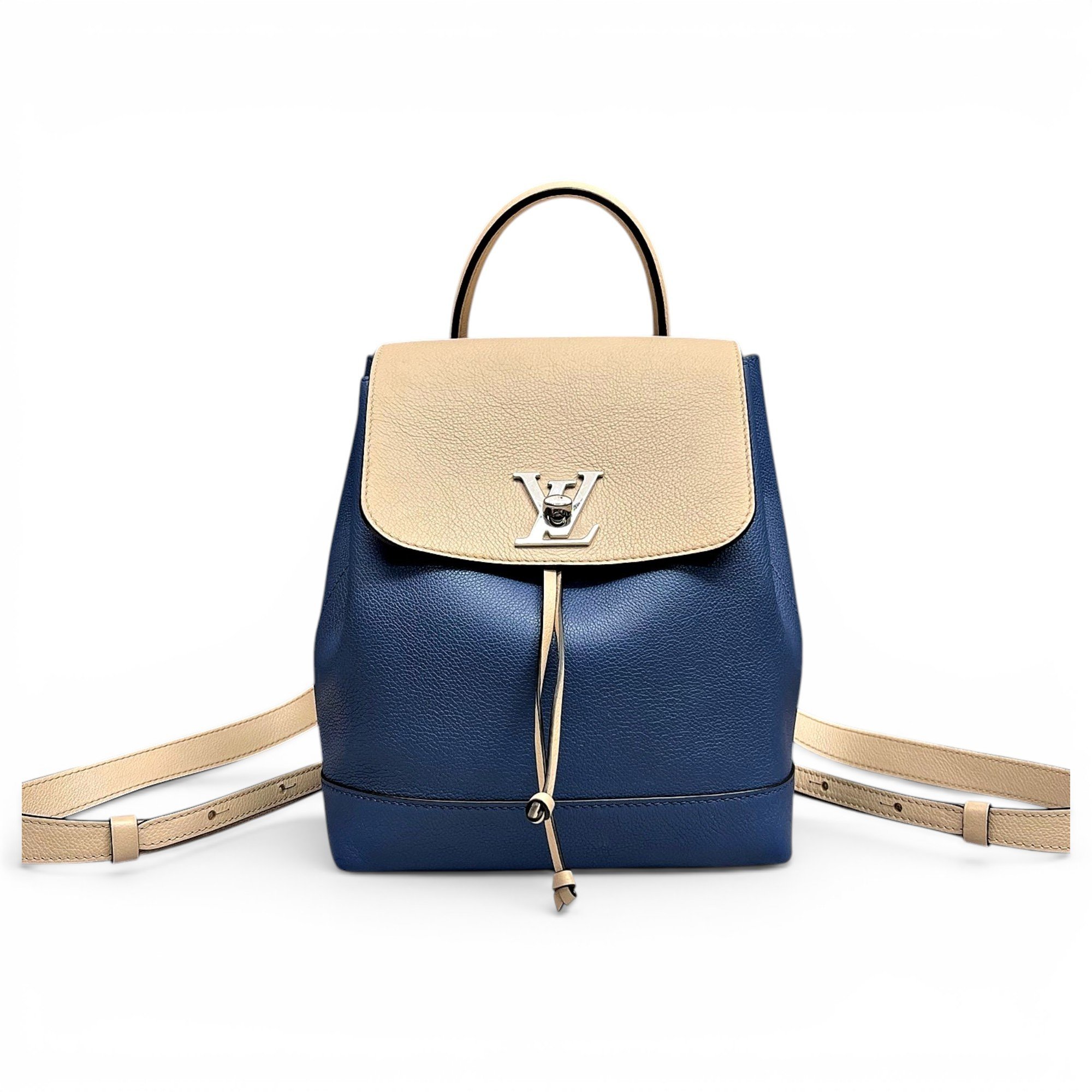 Lockme leather backpack