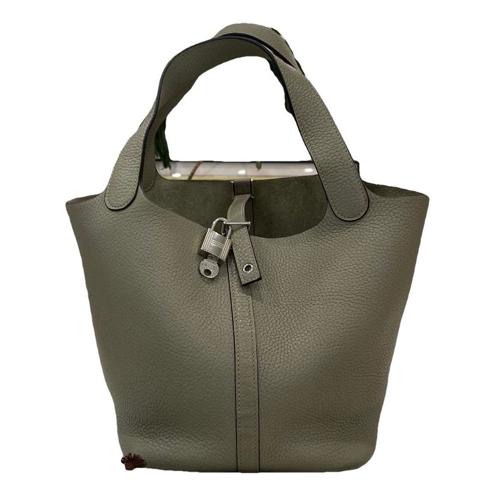 Picotin leather handbag