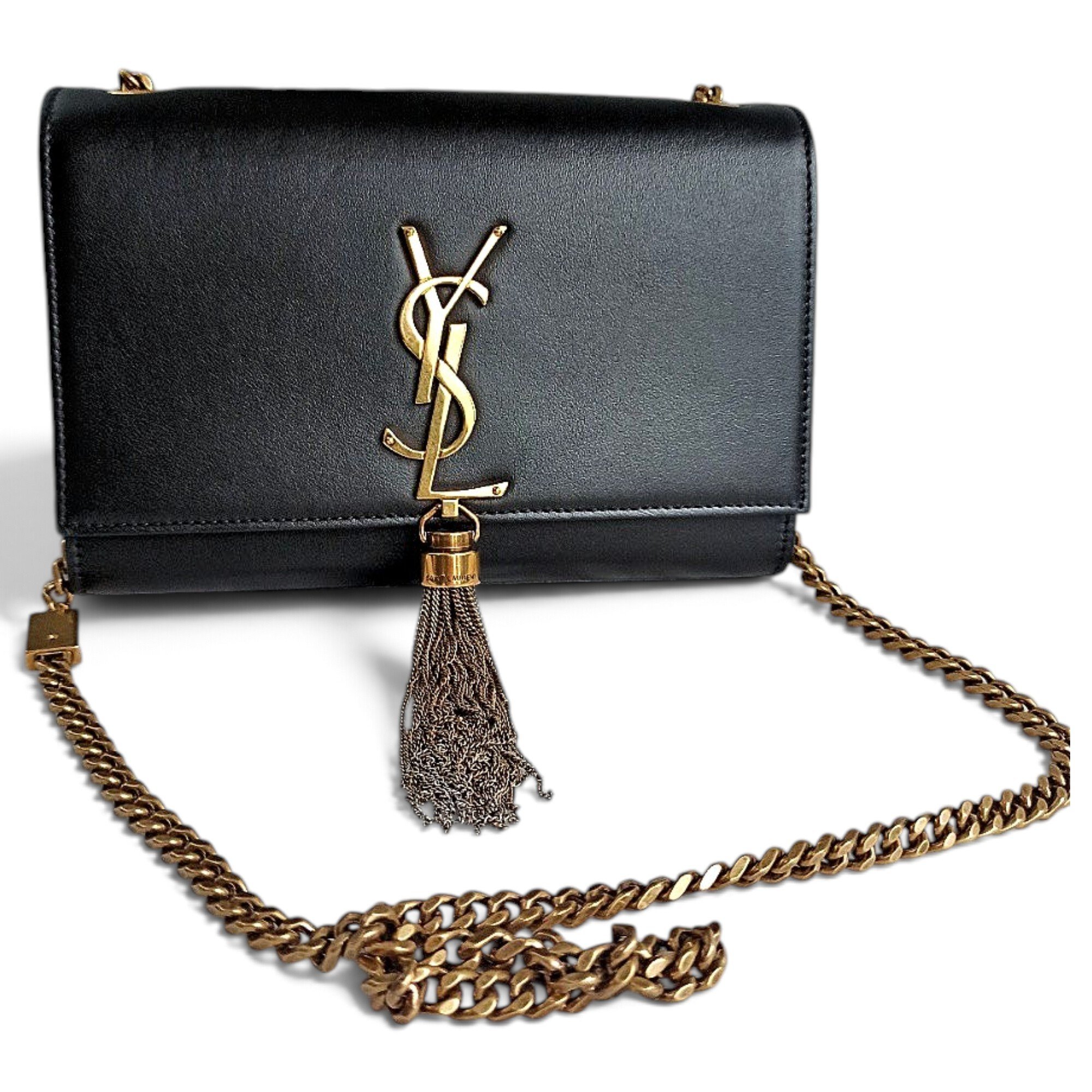 Pompom Kate leather crossbody bag