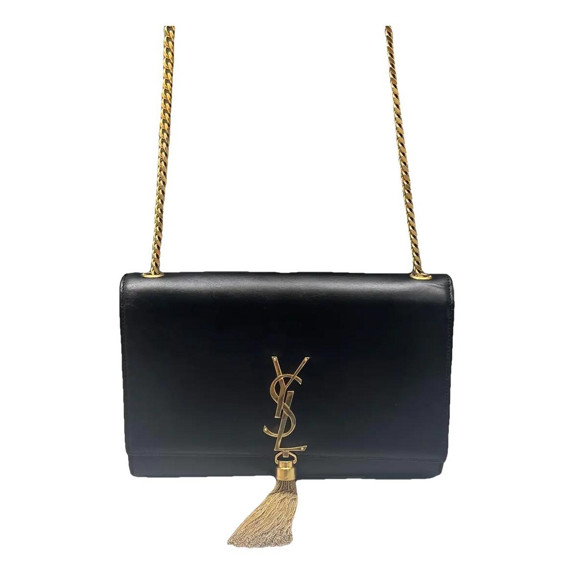 Pompom Kate leather handbag