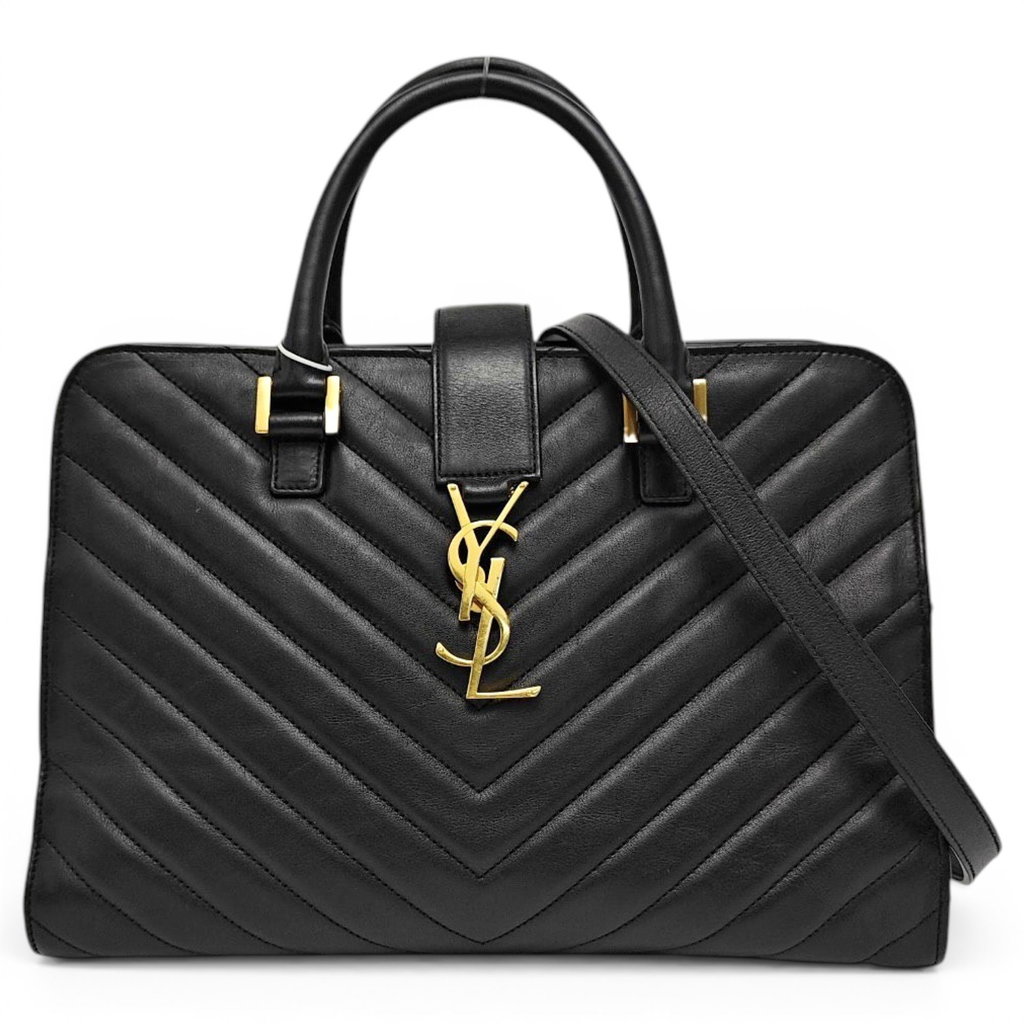 Monogram Cabas leather tote