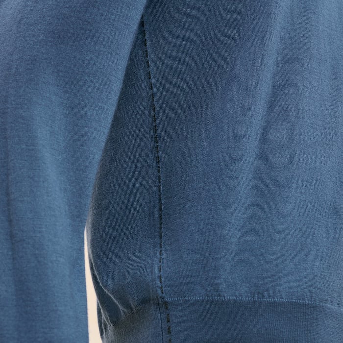 Bleu Turquin "Coutures Inversees" Crewneck Sweater