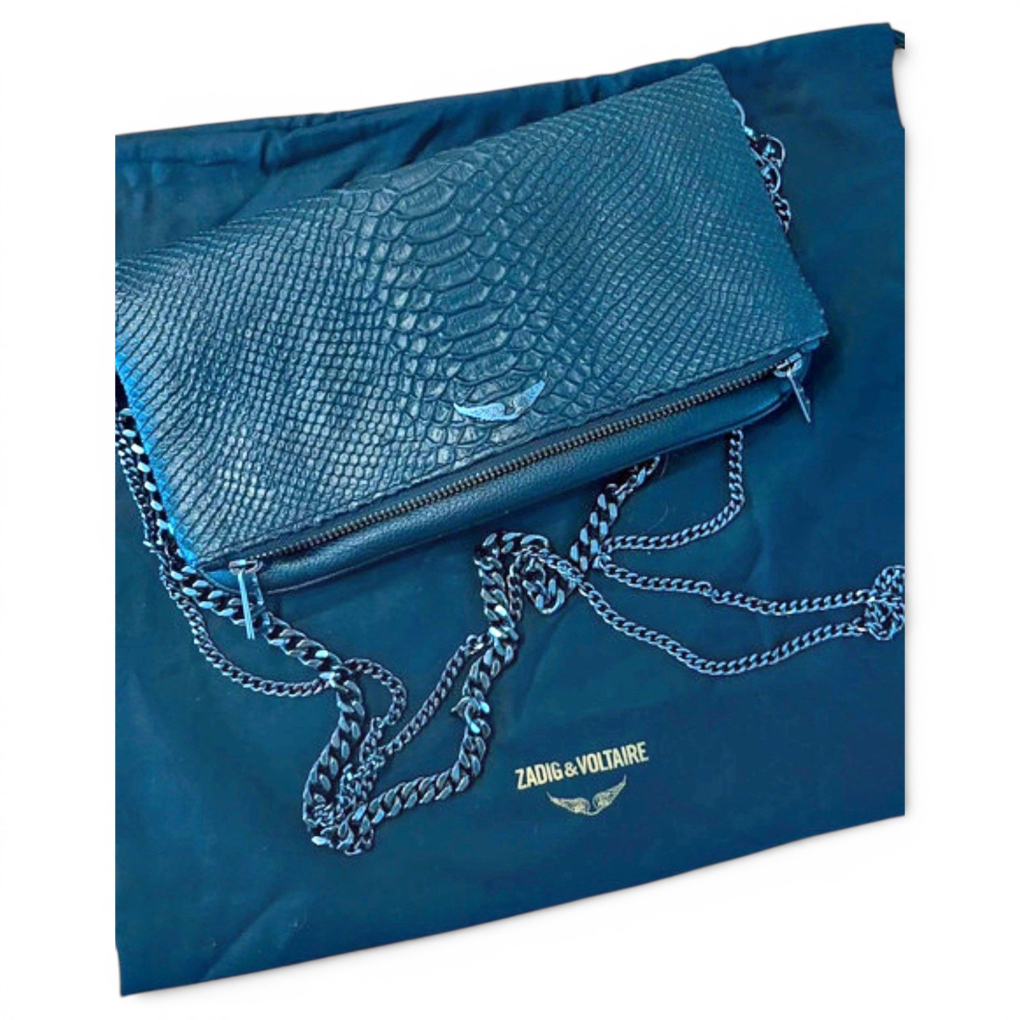 Rock leather crossbody bag