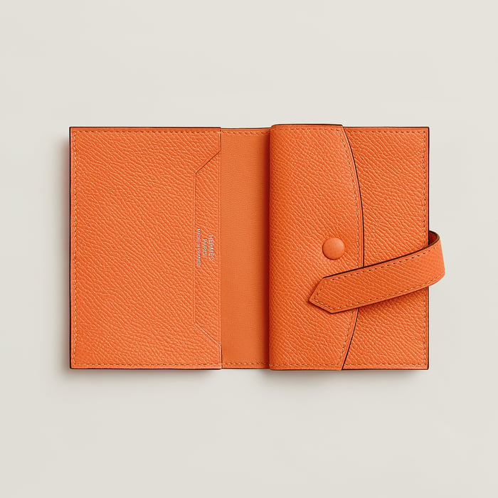Orange Bearn Mini Wallet