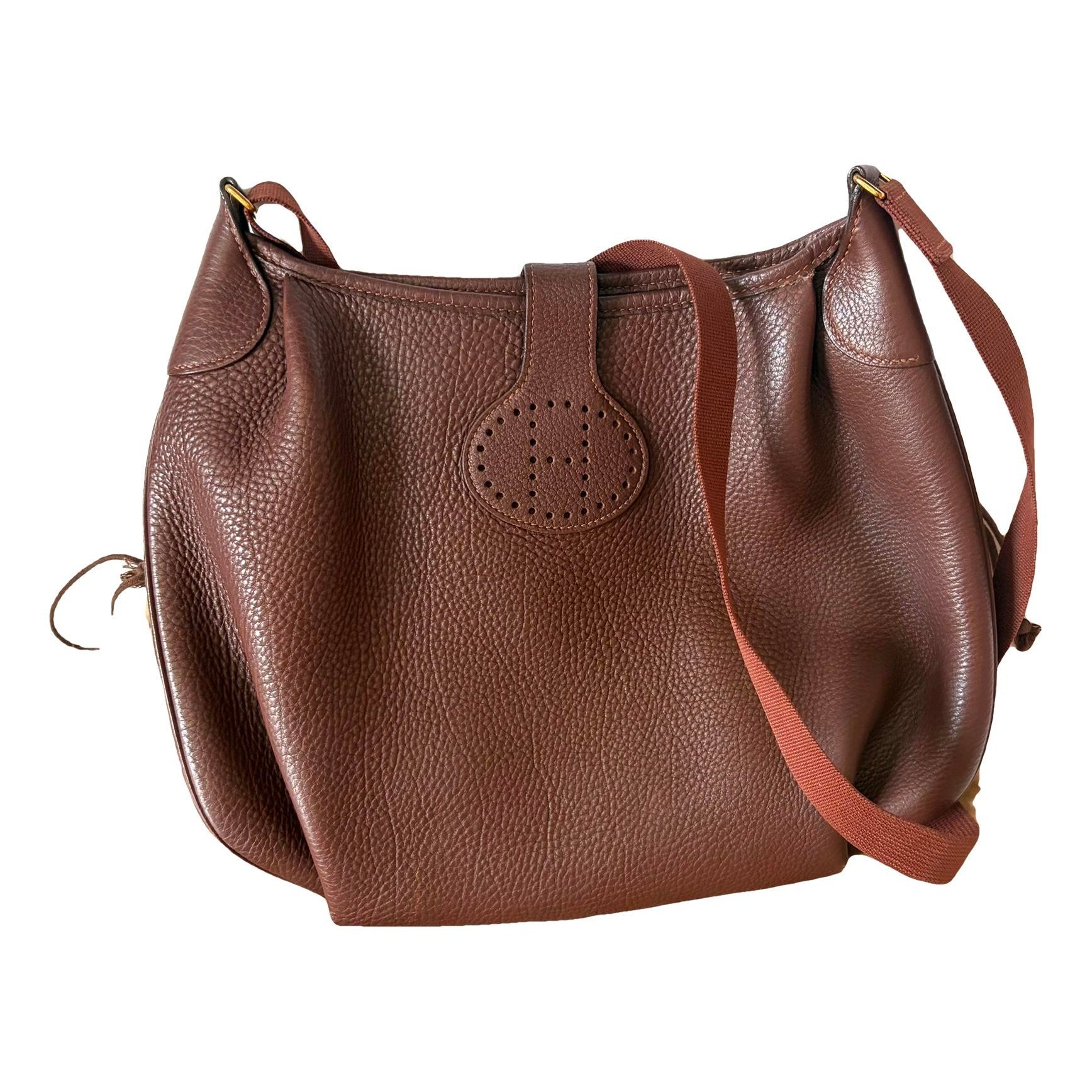 Leather crossbody bag