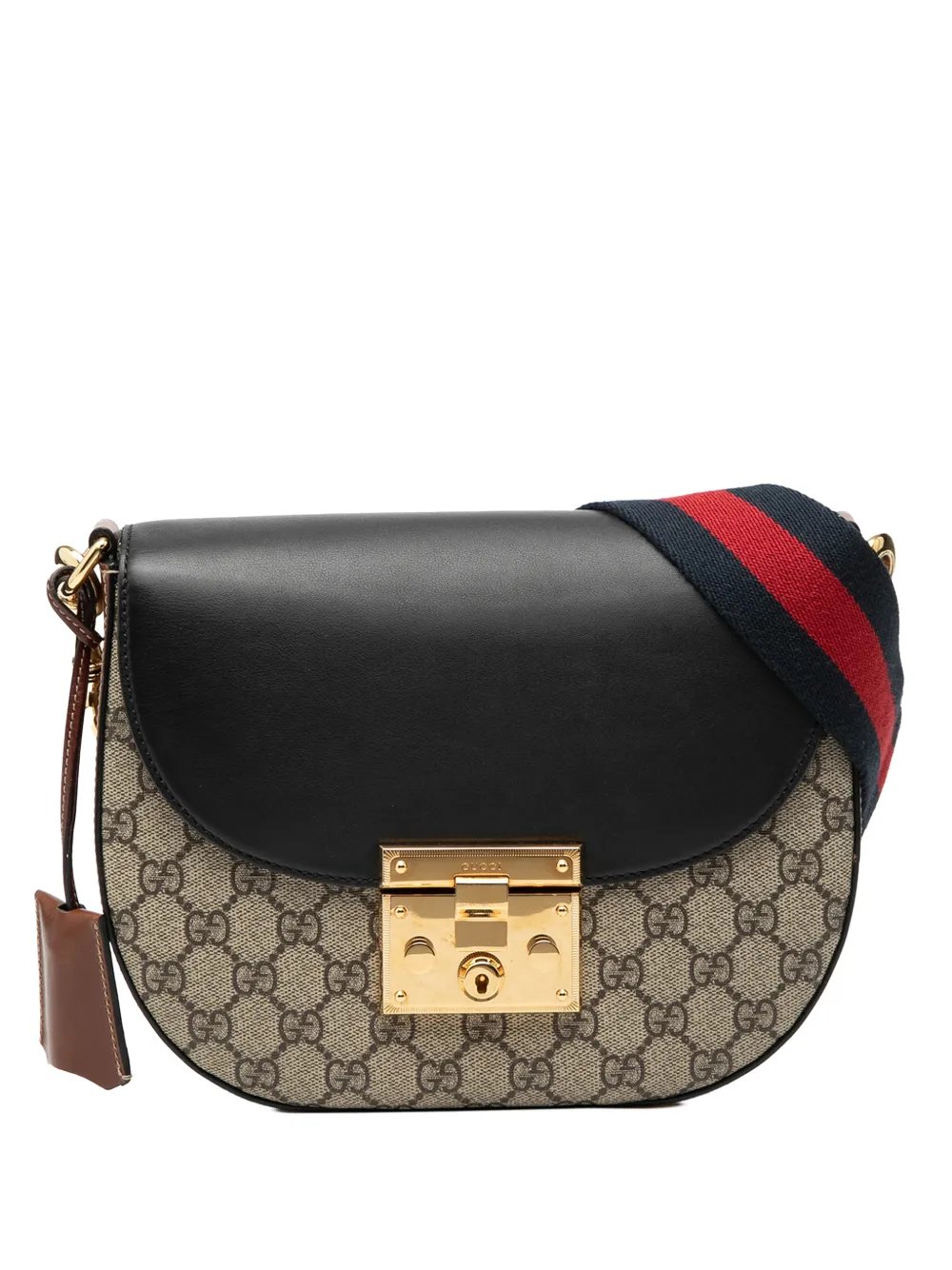 2000-2015 GG Supreme Web Padlock crossbody bag
