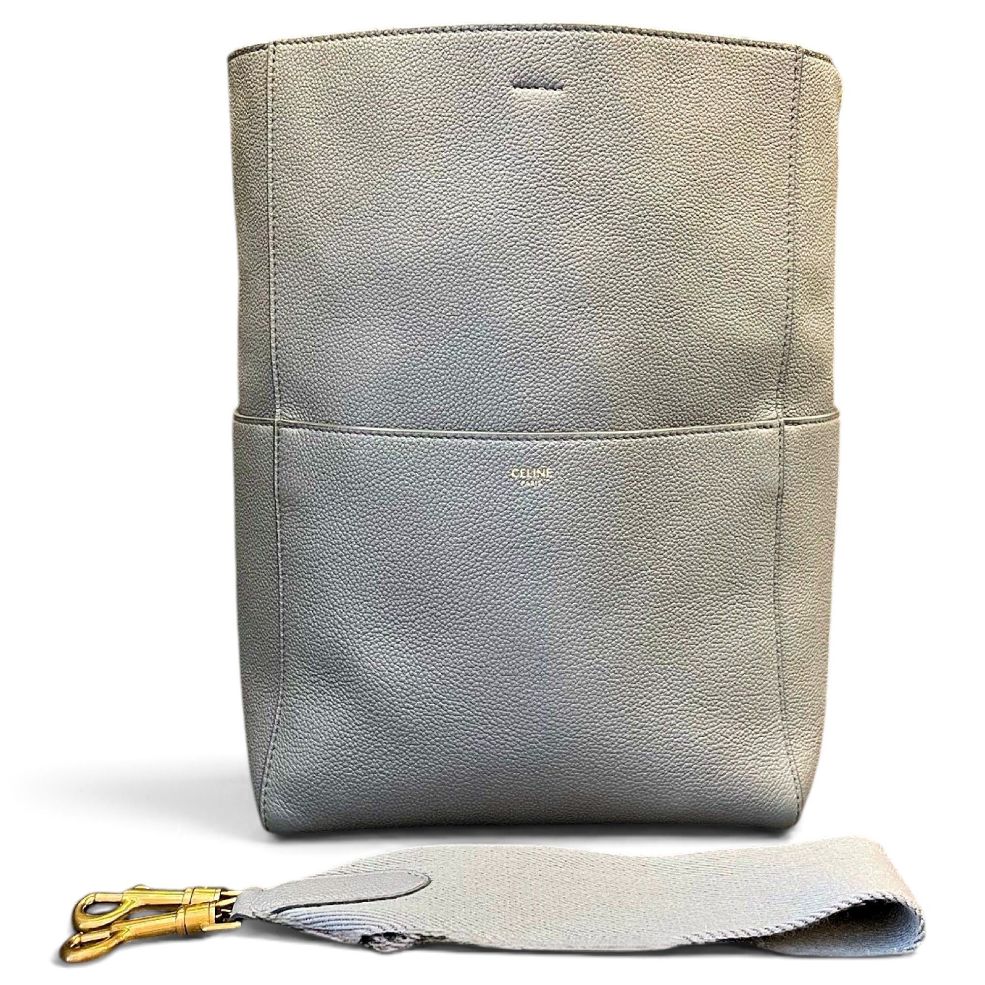 Seau Sangle leather tote