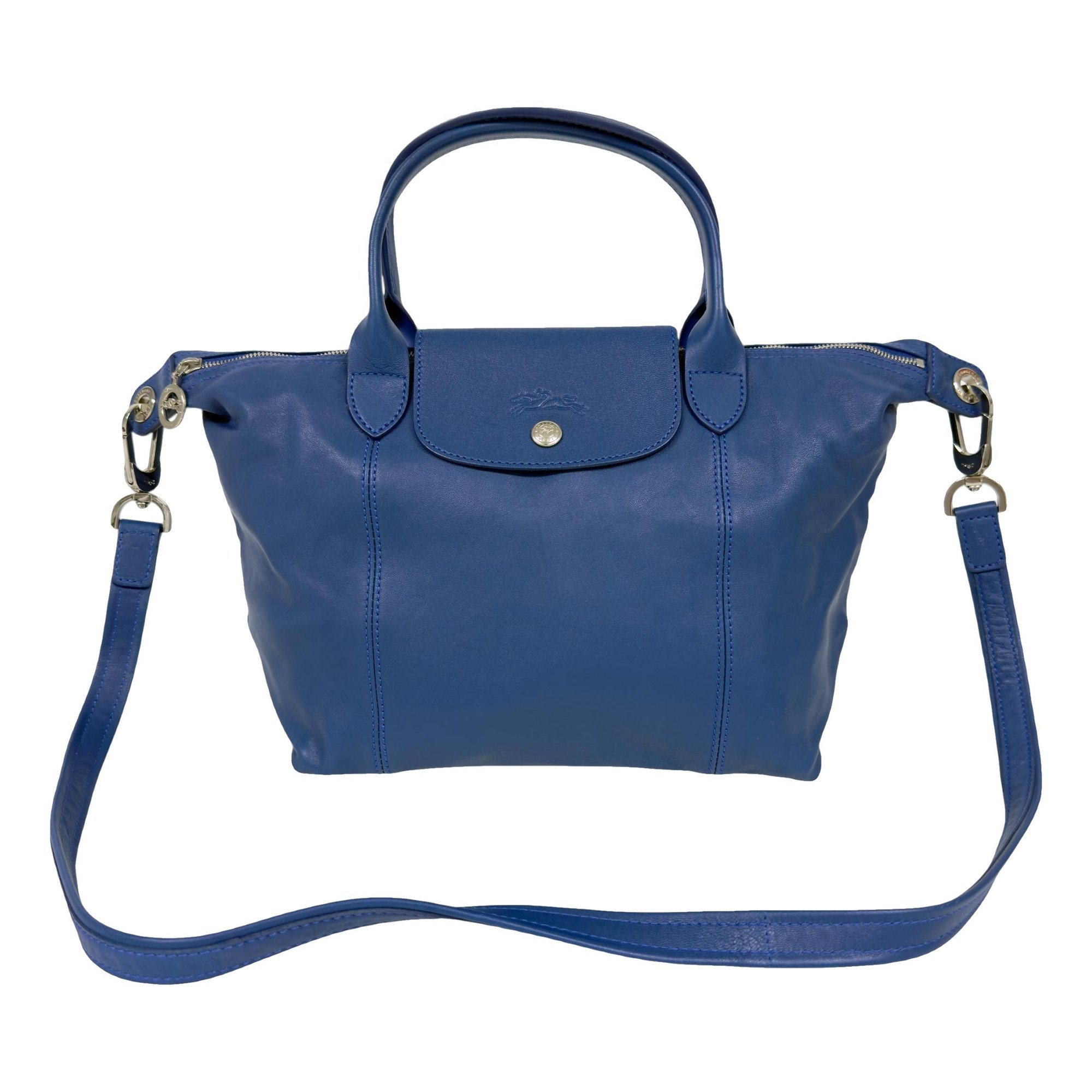 Pliage leather crossbody bag