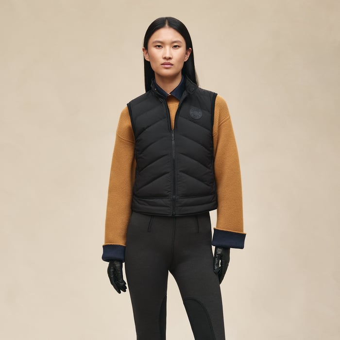 Noir Reversible Sleeveless Jacket