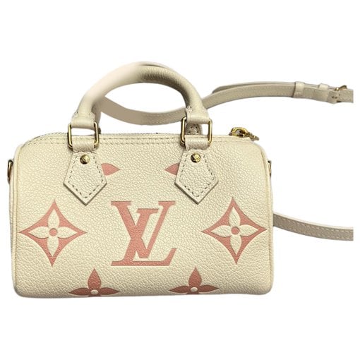 Louis Vuitton Nano Speedy / Mini HL leather handbag