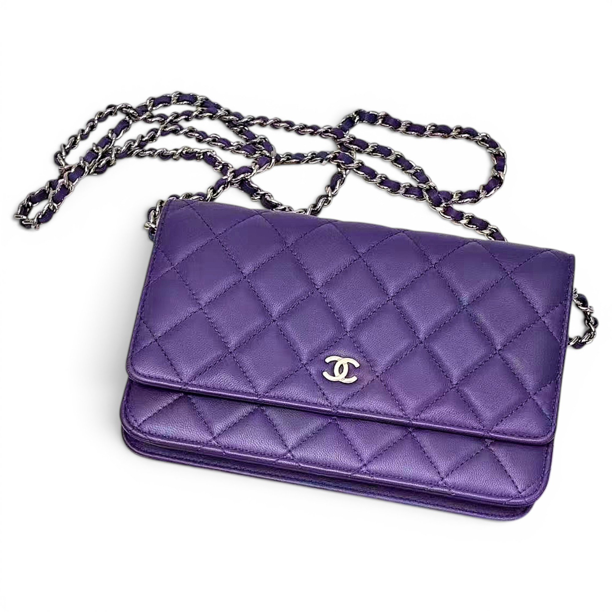 Wallet On Chain Timeless/Classique leather crossbody bag