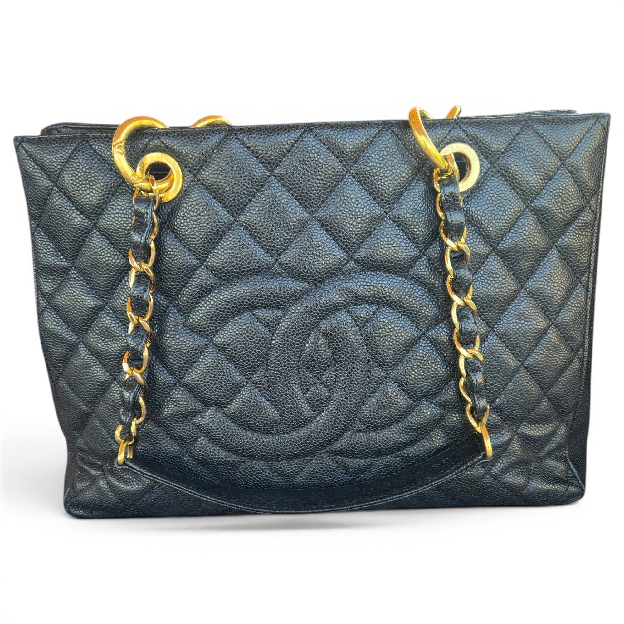 Grand shopping leather tote