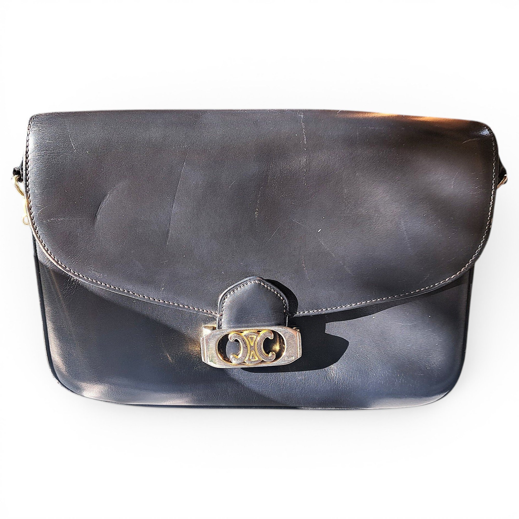 Triomphe leather handbag