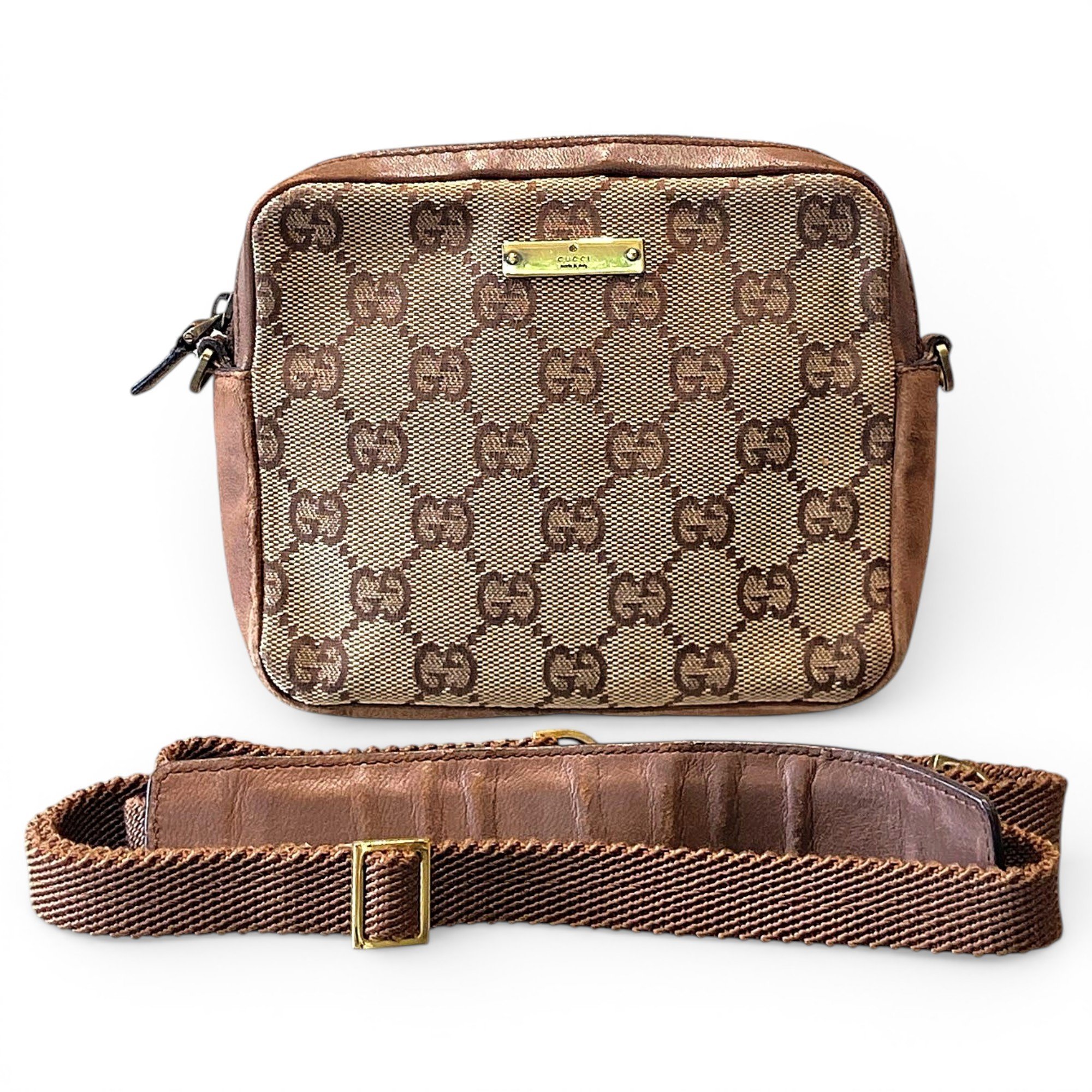 Leather crossbody bag