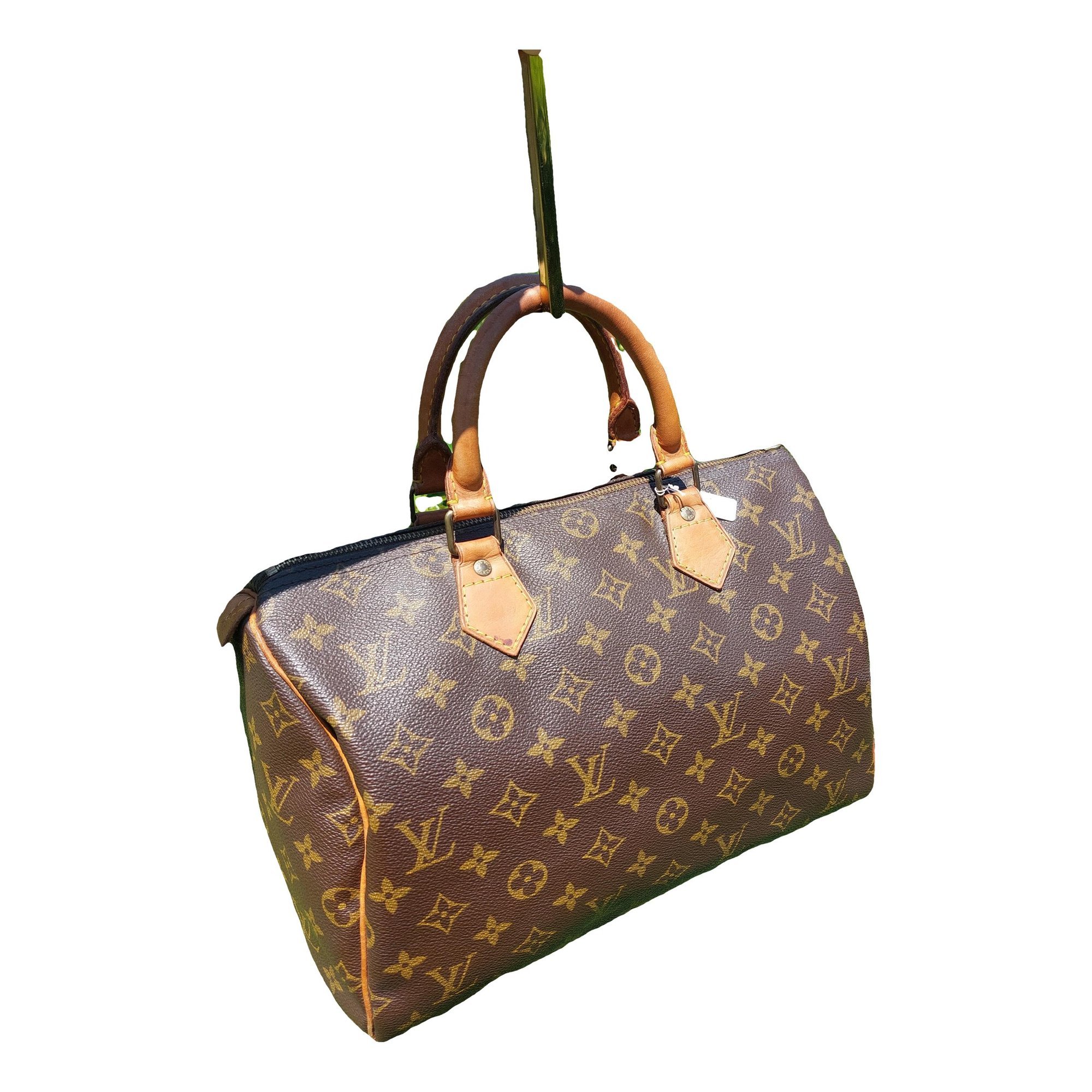 Speedy leather handbag