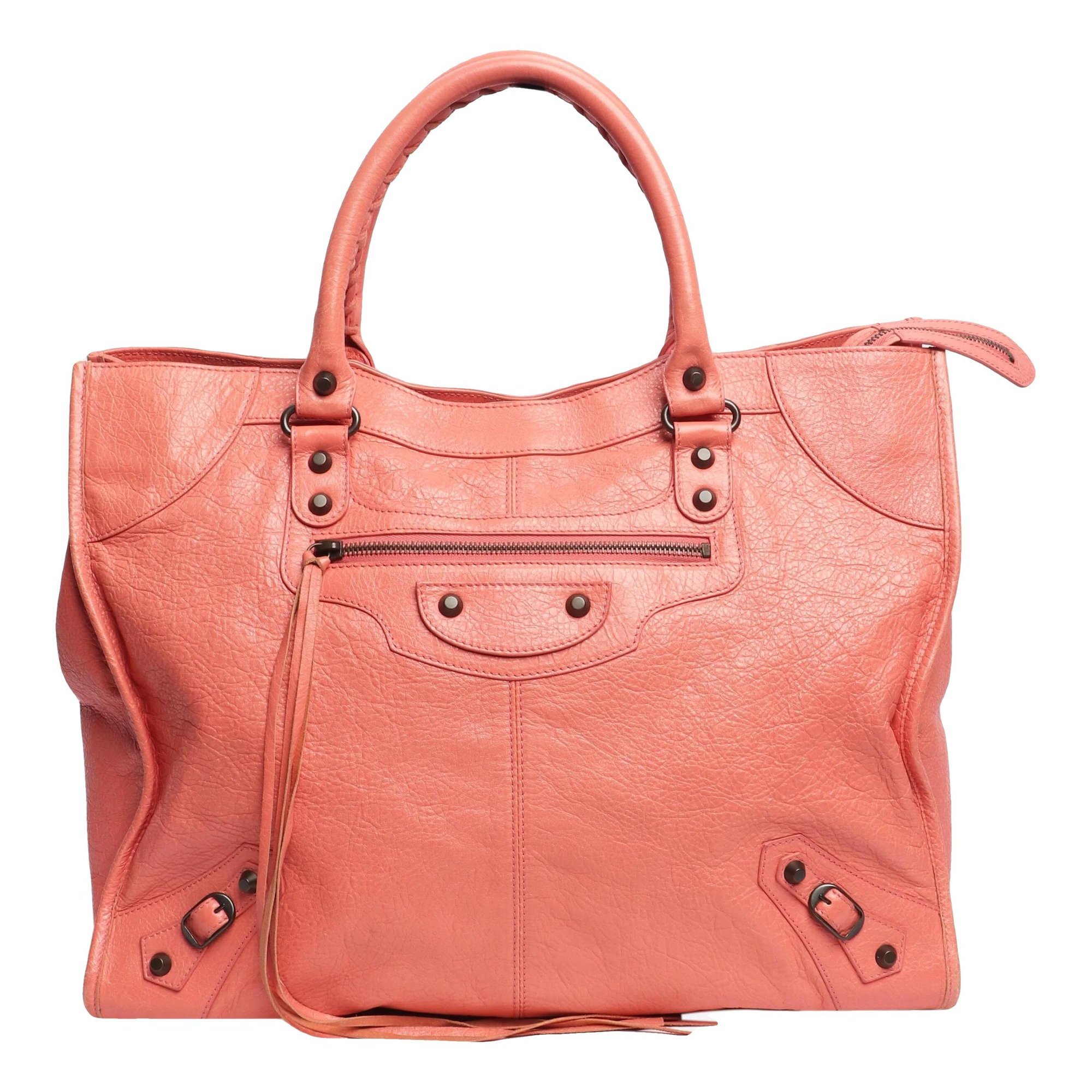 City leather bag