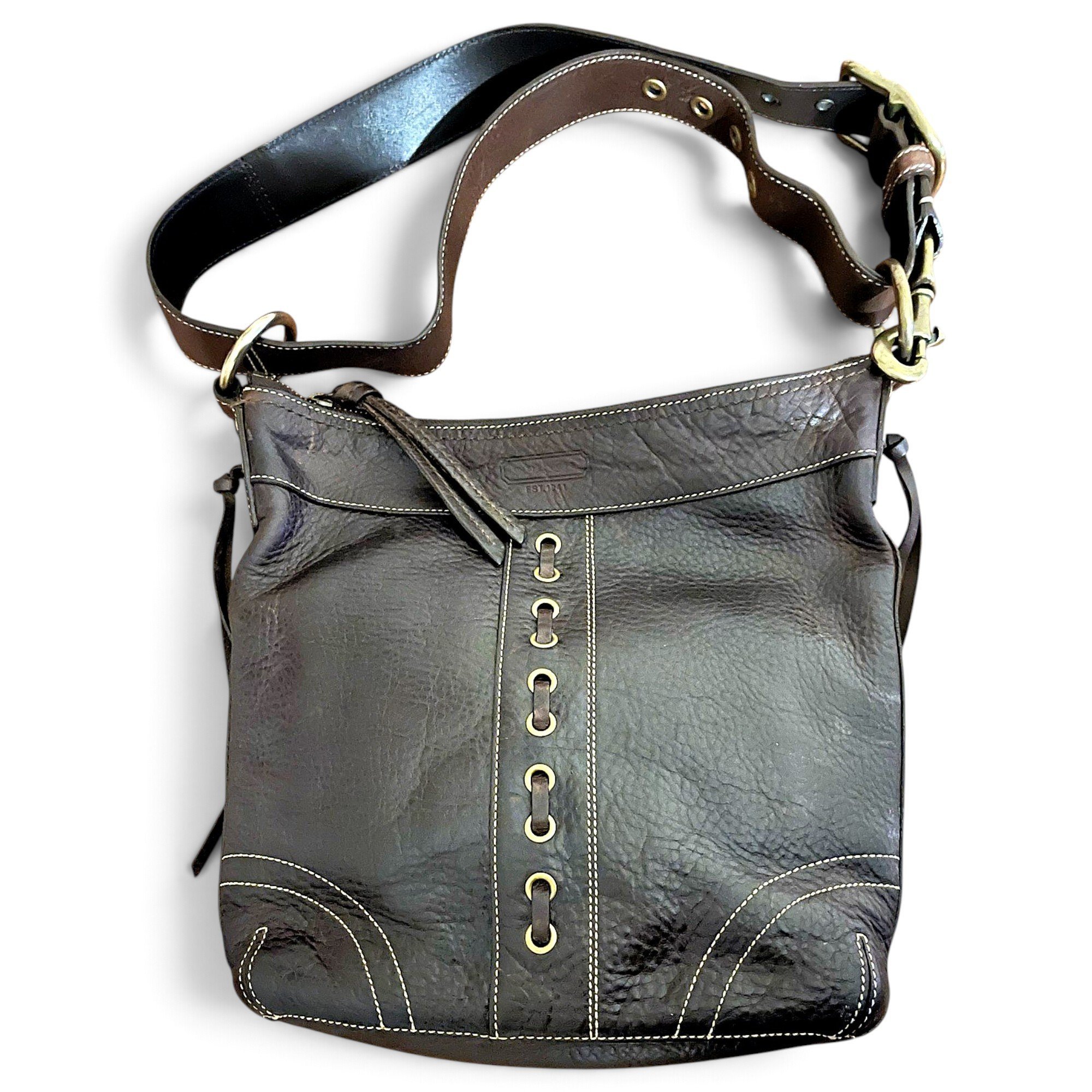 Leather crossbody bag
