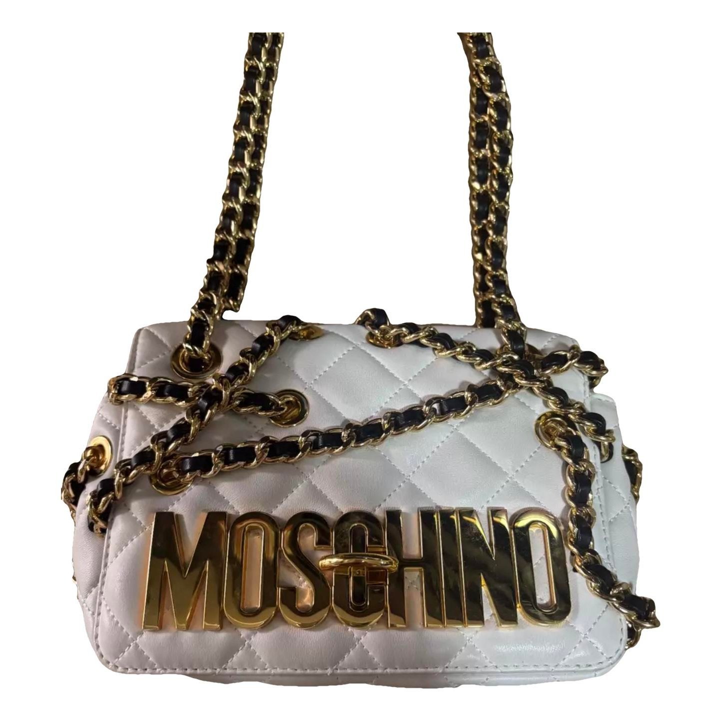 Biker leather handbag