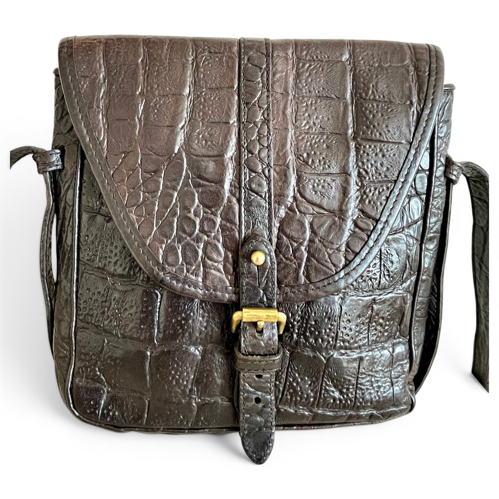 Leather crossbody bag