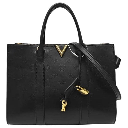 One Handle very leather handbag